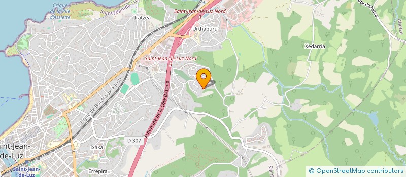 localisation de l'entreprise MONSIEUR JULEN HEGUY à SAINT-JEAN-DE-LUZ