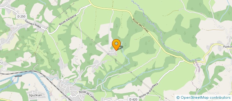 localisation de l'entreprise MONSIEUR JULEN PEROUEME  CAMBO-LES-BAINS