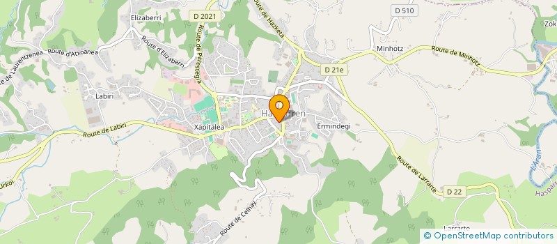 localisation de l'entreprise MONSIEUR JULEN VILLARREAL MORENO  HASPARREN