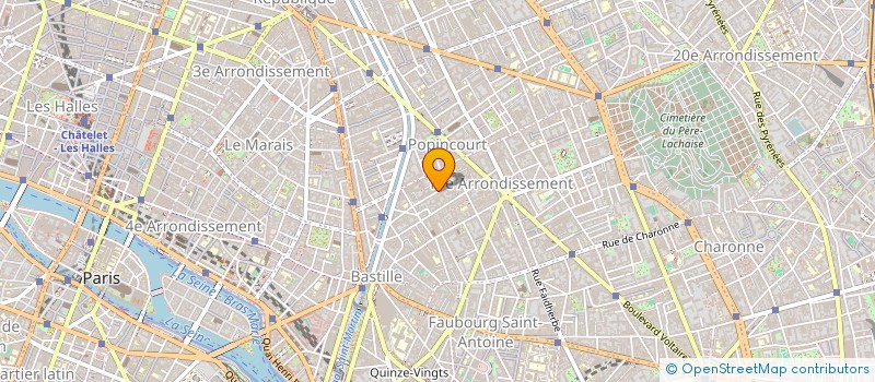 localisation de l'entreprise MONSIEUR JULES  PARIS