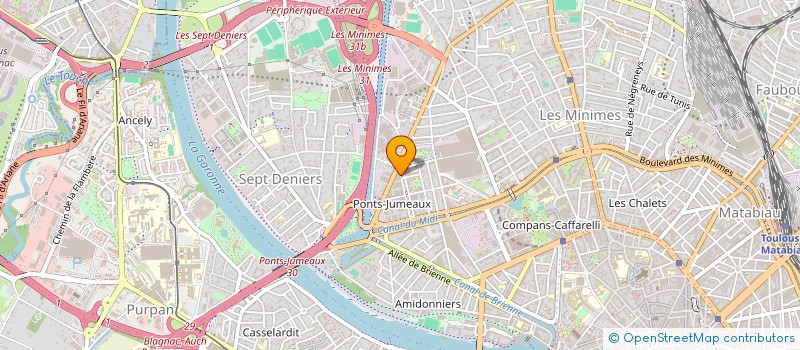 localisation de l'entreprise MONSIEUR JULES-ADRIEN GRIFFOUL à TOULOUSE