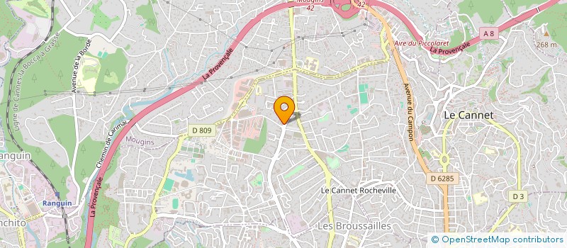 localisation de l'entreprise MONSIEUR JULES ALCALDE à LE CANNET