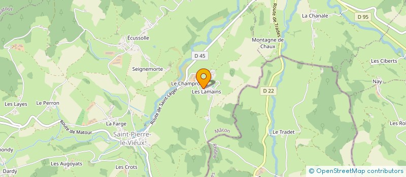 localisation de l'entreprise MONSIEUR JULES ALLOMBERT  GERMOLLES-SUR-GROSNE