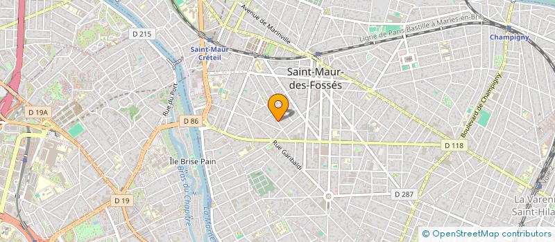 localisation de l'entreprise MONSIEUR JULES AMABLE à SAINT-MAUR-DES-FOSSES