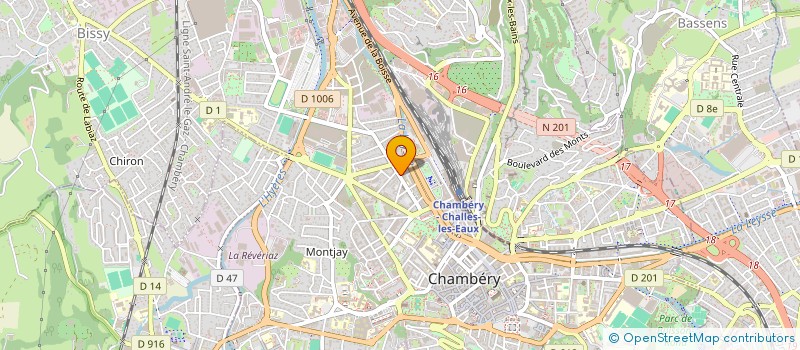 localisation de l'entreprise MONSIEUR JULES ANDRE  CHAMBERY