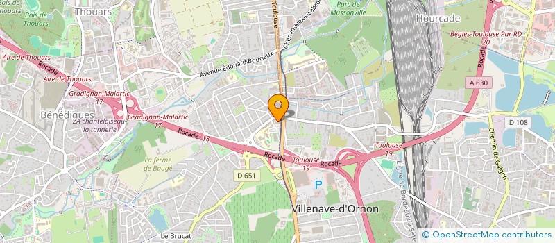 localisation de l'entreprise MONSIEUR JULES-ANDRE VERNON  VILLENAVE-D'ORNON