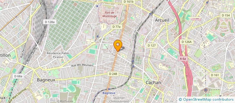 localisation de l'entreprise MONSIEUR JULES ANDRIANANTOANDRO à CACHAN