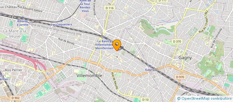 localisation de l'entreprise MONSIEUR JULES ANTOINE  VILLEMOMBLE