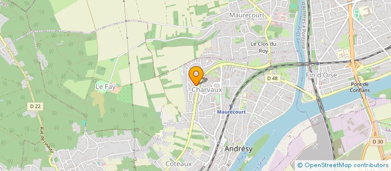 localisation de l'entreprise MONSIEUR JULES APENUVOR  ANDRESY