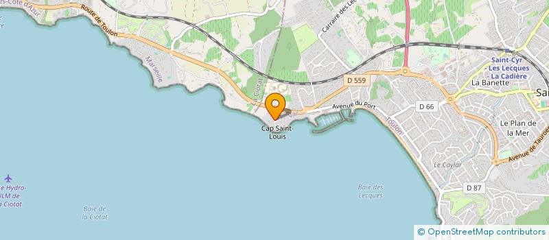localisation de l'entreprise MONSIEUR JULES ARTALE à SAINT-CYR-SUR-MER