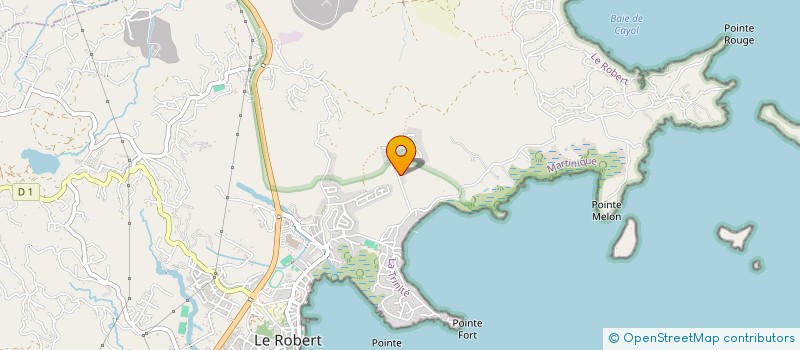 localisation de l'entreprise MONSIEUR JULES AUDEL à LE ROBERT