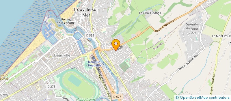 localisation de l'entreprise MONSIEUR JULES AUGER  TROUVILLE-SUR-MER