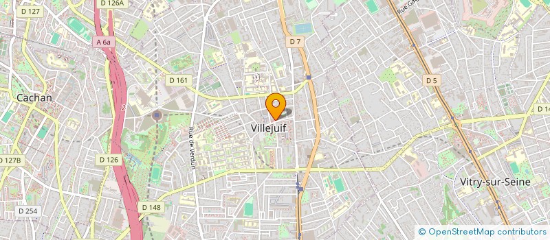 localisation de l'entreprise MONSIEUR JULES AYMAR  VILLEJUIF