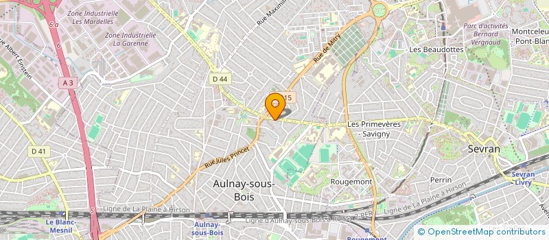 localisation de l'entreprise MONSIEUR JULES BAALI à AULNAY-SOUS-BOIS