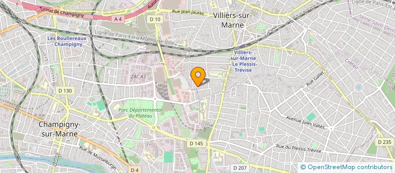 localisation de l'entreprise MONSIEUR JULES BABO  VILLIERS-SUR-MARNE