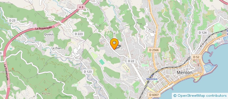 localisation de l'entreprise MONSIEUR JULES BAILLY  MENTON