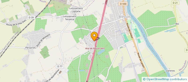 localisation de l'entreprise MONSIEUR JULES BALDACCHINO  BRESSOLS