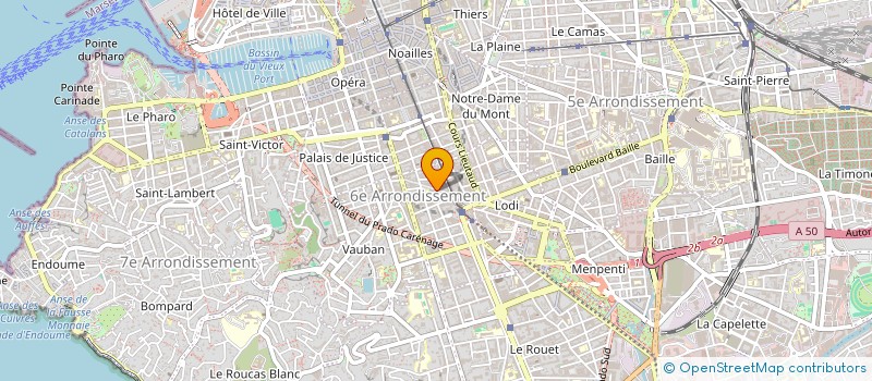 localisation de l'entreprise MONSIEUR JULES BALMONT  MARSEILLE