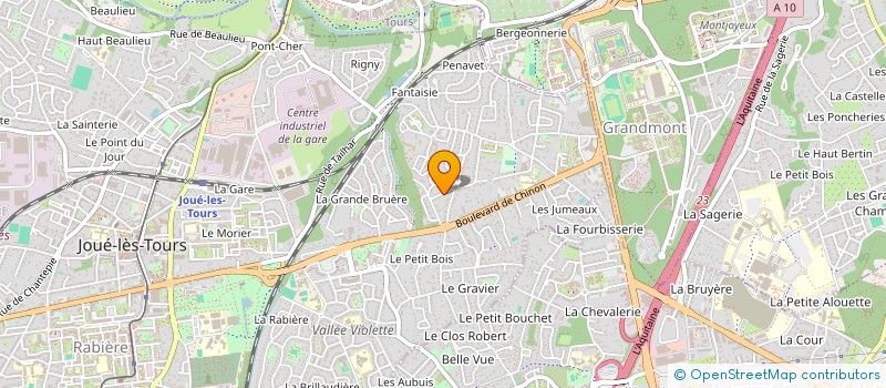 localisation de l'entreprise MONSIEUR JULES BALOCHE  JOUE-LES-TOURS