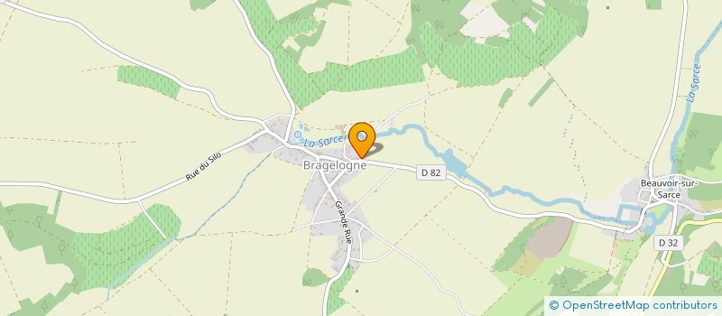 localisation de l'entreprise MONSIEUR JULES BARAT  BRAGELOGNE-BEAUVOIR