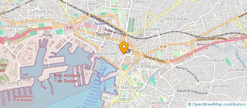 localisation de l'entreprise MONSIEUR JULES BARRACHIN  TOULON