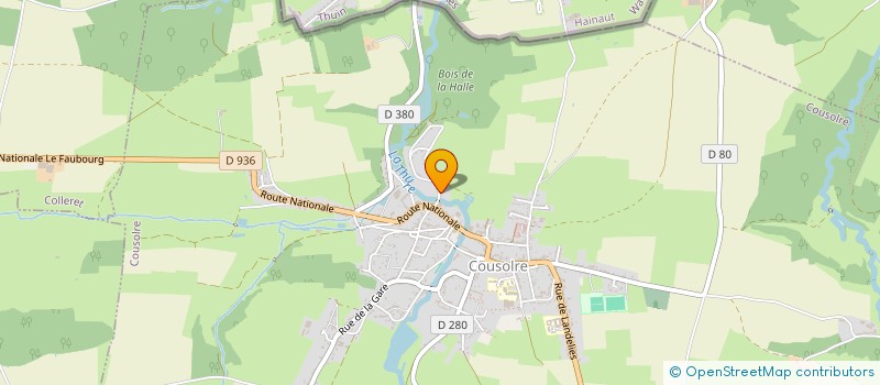 localisation de l'entreprise MONSIEUR JULES BARUCCI  COUSOLRE