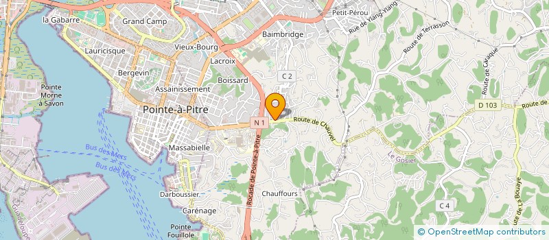 localisation de l'entreprise MONSIEUR JULES BECLARD à LES ABYMES