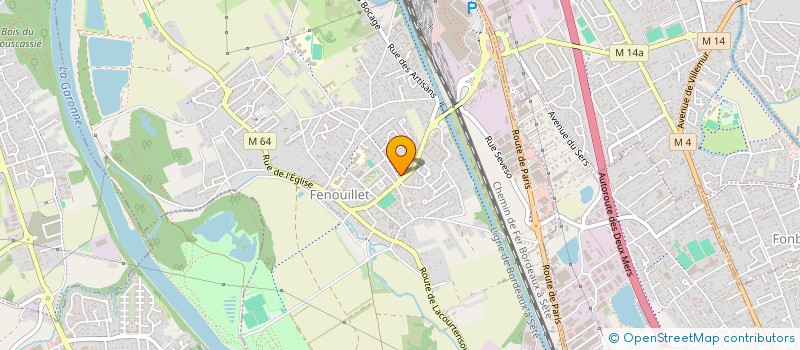 localisation de l'entreprise MONSIEUR JULES BELA  FENOUILLET