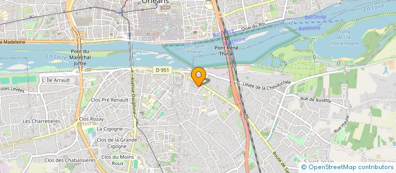 localisation de l'entreprise MONSIEUR JULES BELIN  ORLEANS