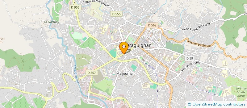 localisation de l'entreprise MONSIEUR JULES BENATI  DRAGUIGNAN