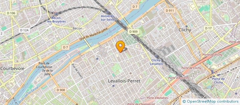 localisation de l'entreprise MONSIEUR JULES BERTE à LEVALLOIS-PERRET