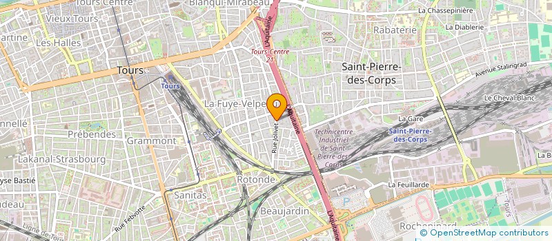 localisation de l'entreprise MONSIEUR JULES BERTHON  TOURS