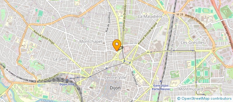 localisation de l'entreprise MONSIEUR JULES BERTIN à DIJON