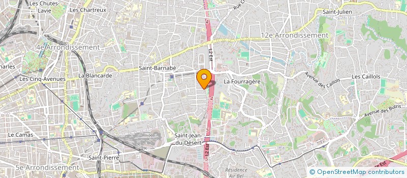 localisation de l'entreprise MONSIEUR JULES BERTIN à MARSEILLE