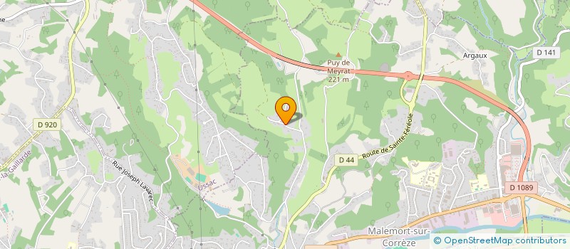 localisation de l'entreprise MONSIEUR JULES BILLAT  MALEMORT