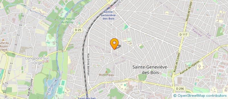 localisation de l'entreprise MONSIEUR JULES BINDER  SAINTE-GENEVIEVE-DES-BOIS