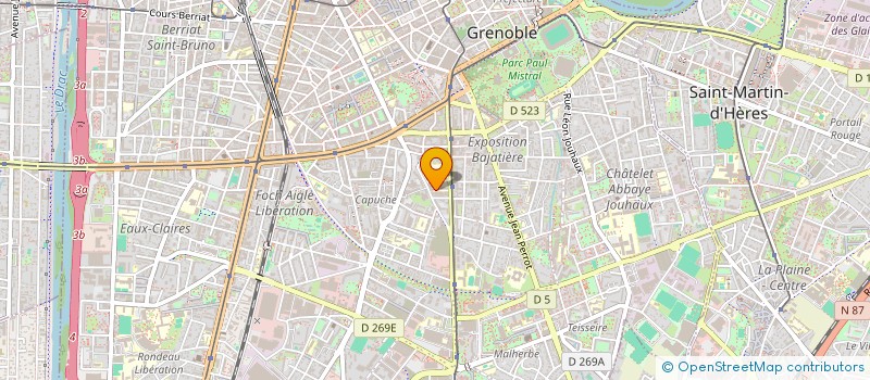 localisation de l'entreprise MONSIEUR JULES BINET à GRENOBLE