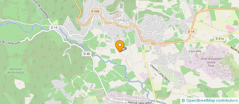 localisation de l'entreprise MONSIEUR JULES BLONDEAU à GRIMAUD