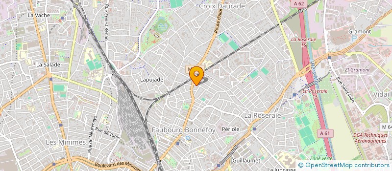 localisation de l'entreprise MONSIEUR JULES BOISHARDY à TOULOUSE