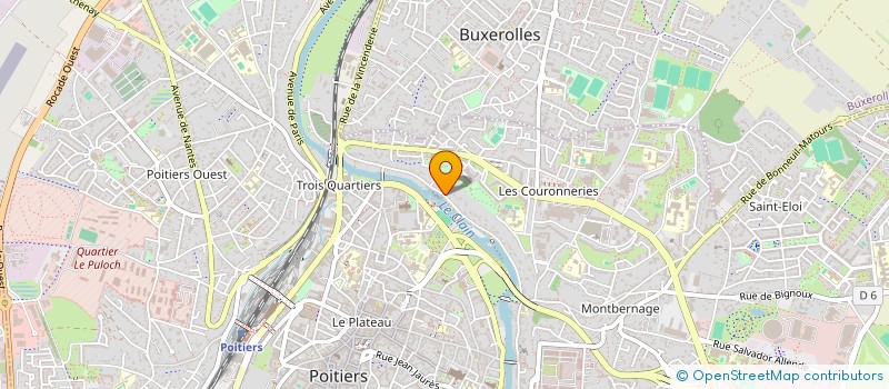localisation de l'entreprise MONSIEUR JULES BONNIN à POITIERS