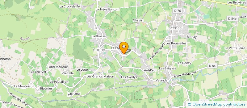 localisation de l'entreprise MONSIEUR JULES BORG  COGNY