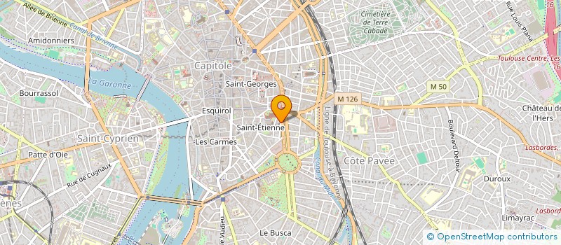 localisation de l'entreprise MONSIEUR JULES BOSCHETTI  TOULOUSE