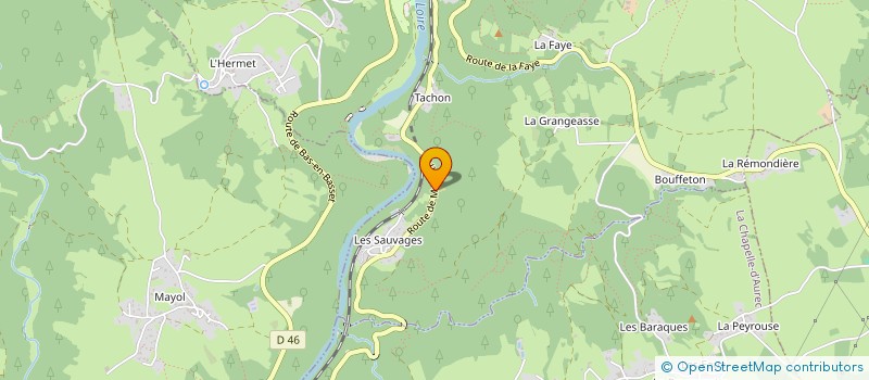 localisation de l'entreprise MONSIEUR JULES BOUDET  AUREC-SUR-LOIRE