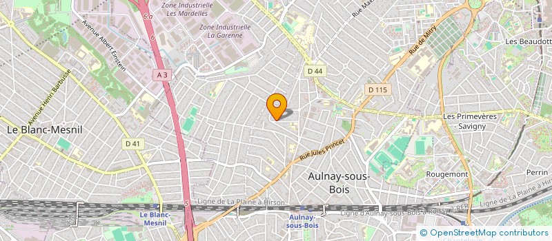 localisation de l'entreprise MONSIEUR JULES BOUNEAU à AULNAY-SOUS-BOIS