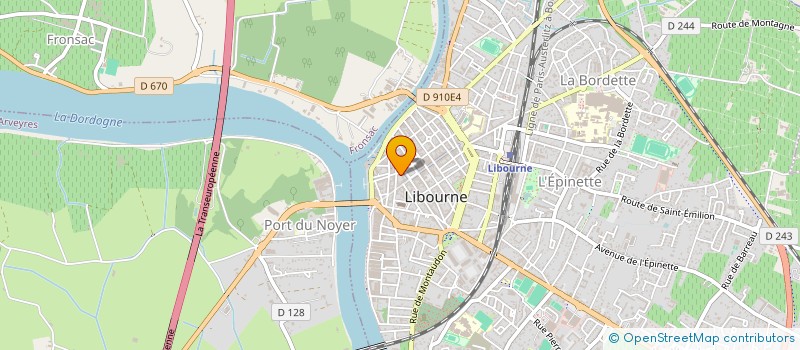 localisation de l'entreprise MONSIEUR JULES BOURDON à LIBOURNE