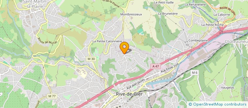 localisation de l'entreprise MONSIEUR JULES BOURGEOIS  RIVE-DE-GIER