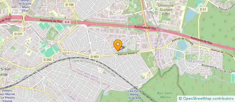 localisation de l'entreprise MONSIEUR JULES BRACKE-CHEREL  NOISY-LE-GRAND