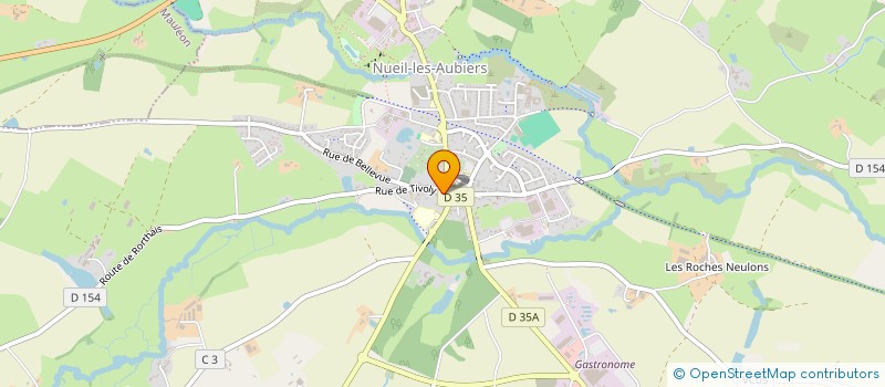 localisation de l'entreprise MONSIEUR JULES BRETAUDEAU  NUEIL-LES-AUBIERS