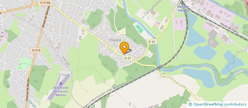 localisation de l'entreprise MONSIEUR JULES BRIDIER  VIERZON