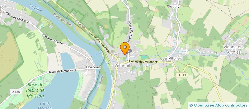 localisation de l'entreprise MONSIEUR JULES BRION  VETHEUIL